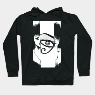 Deathly Eye (white) Hoodie